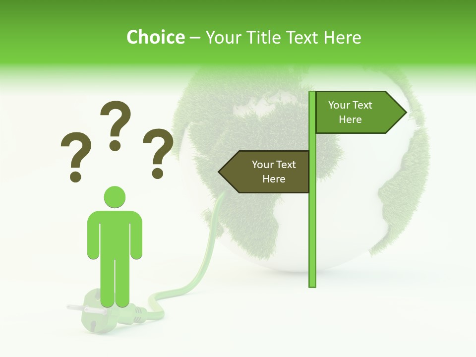 Globe Clean Solar PowerPoint Template