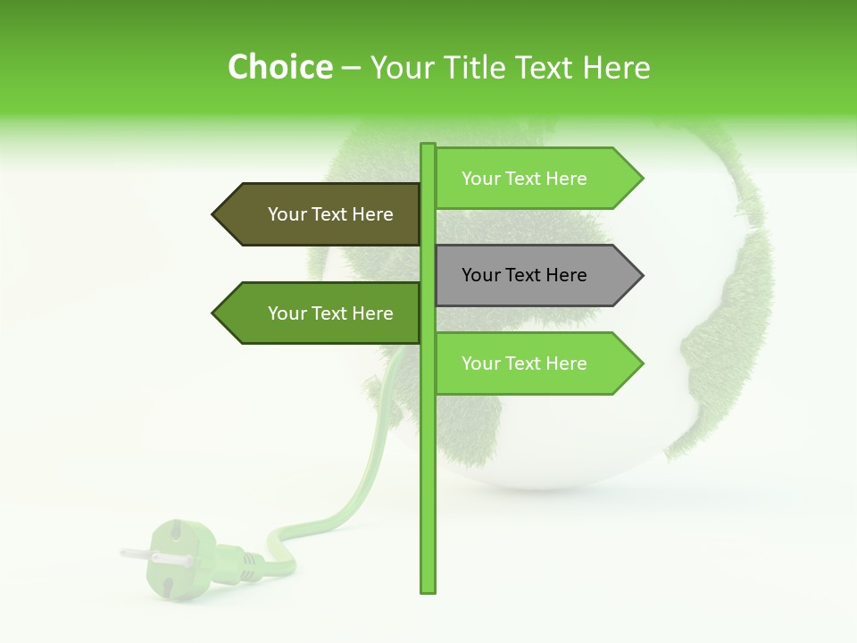 Globe Clean Solar PowerPoint Template