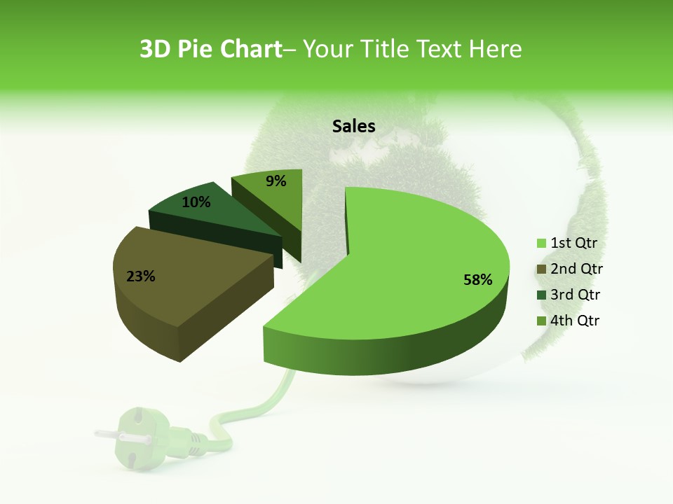 Globe Clean Solar PowerPoint Template