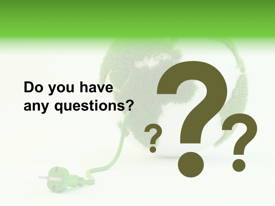 Globe Clean Solar PowerPoint Template