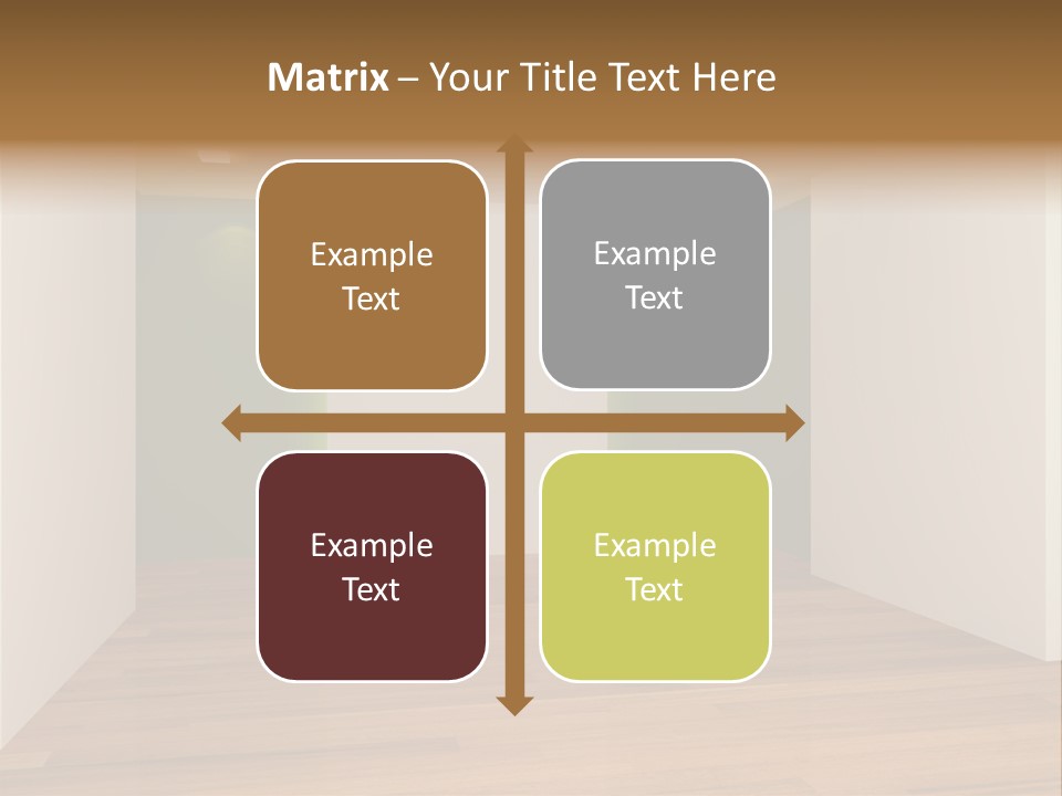 Clean Decorating Living PowerPoint Template