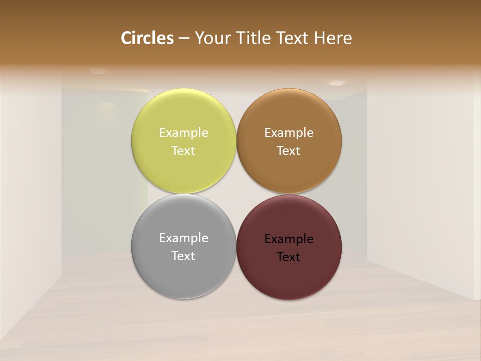 Clean Decorating Living PowerPoint Template