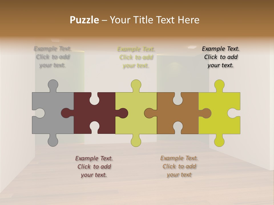 Clean Decorating Living PowerPoint Template