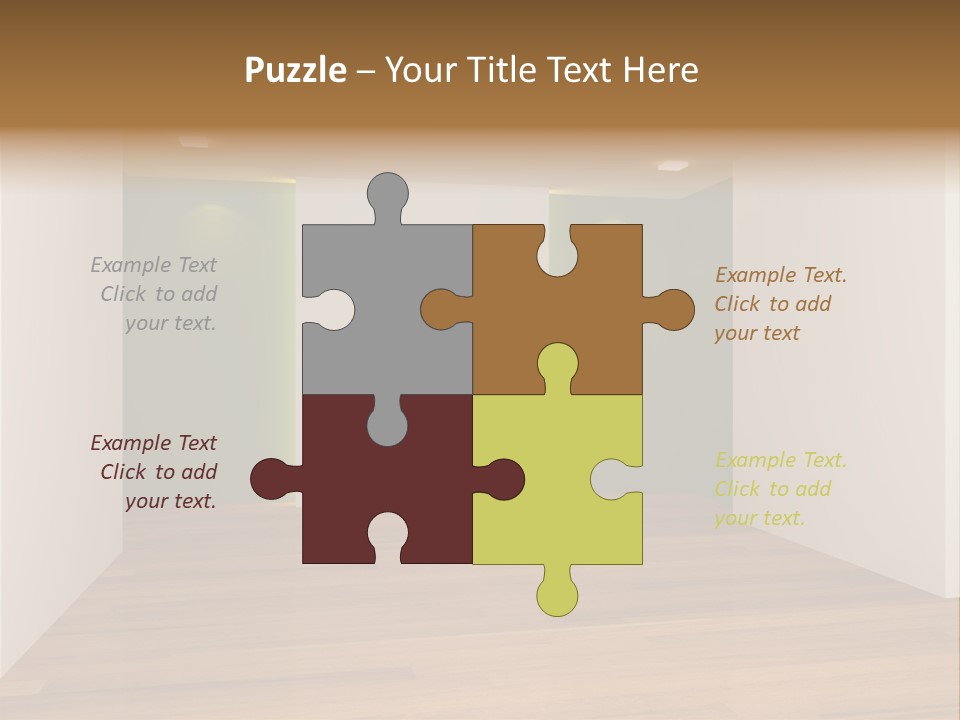 Clean Decorating Living PowerPoint Template