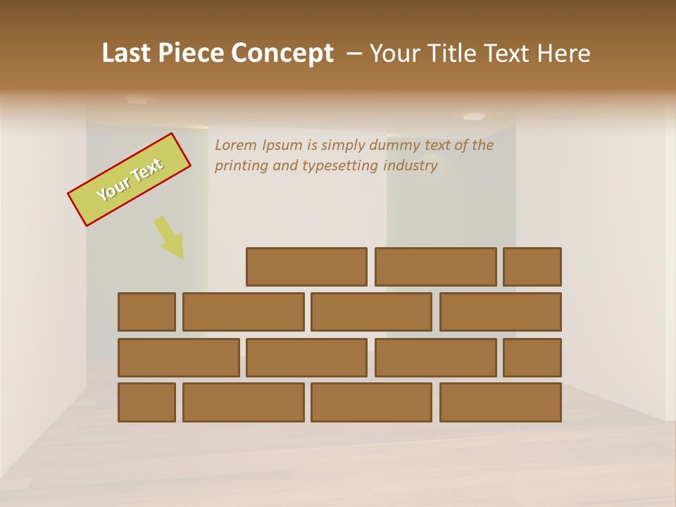 Clean Decorating Living PowerPoint Template