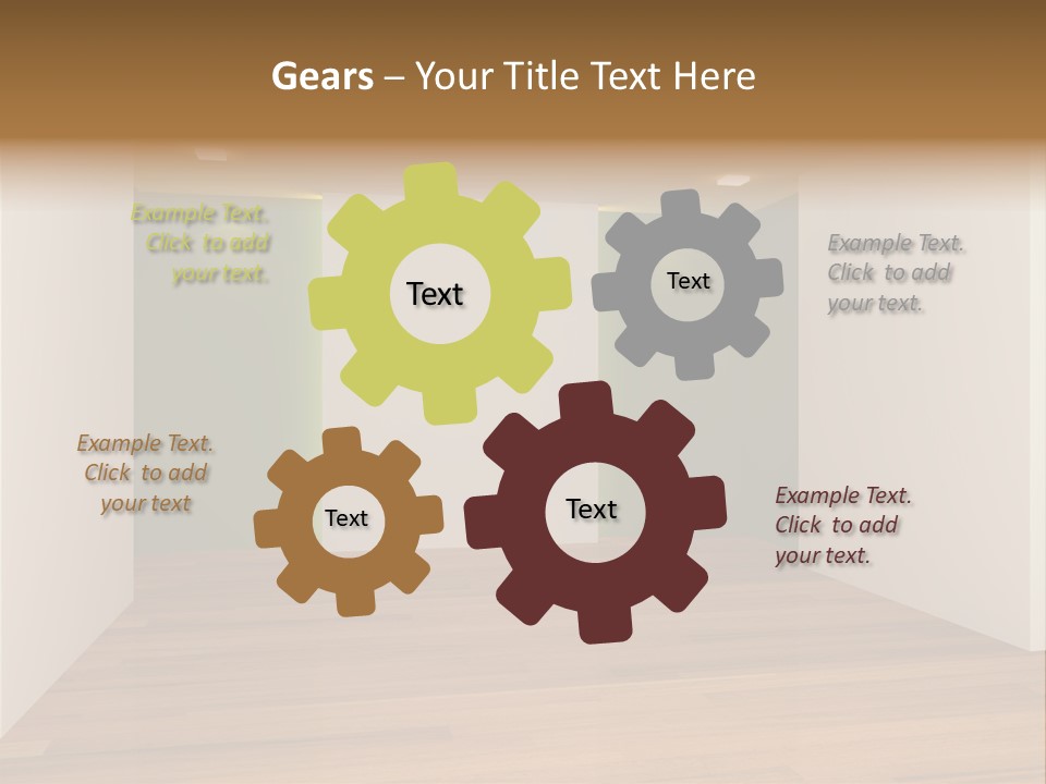 Clean Decorating Living PowerPoint Template