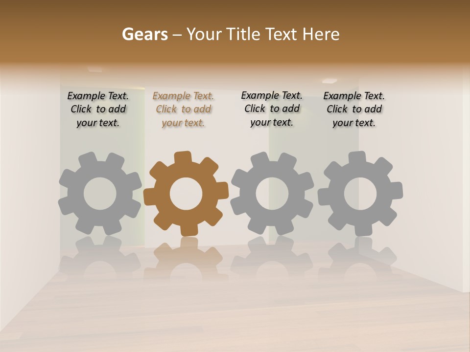 Clean Decorating Living PowerPoint Template