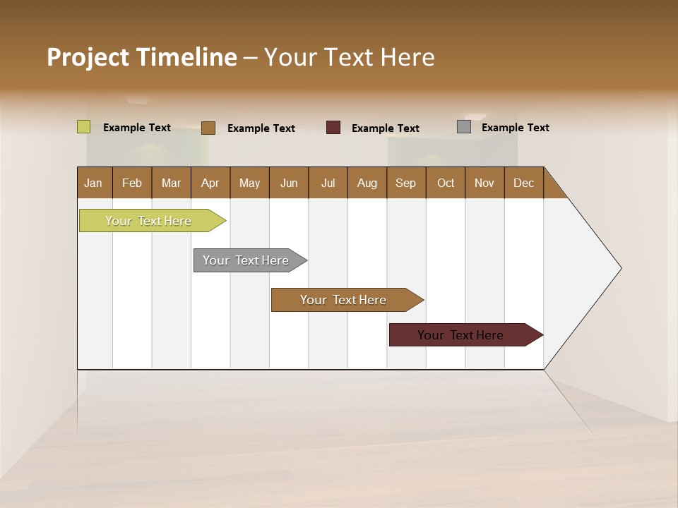 Clean Decorating Living PowerPoint Template