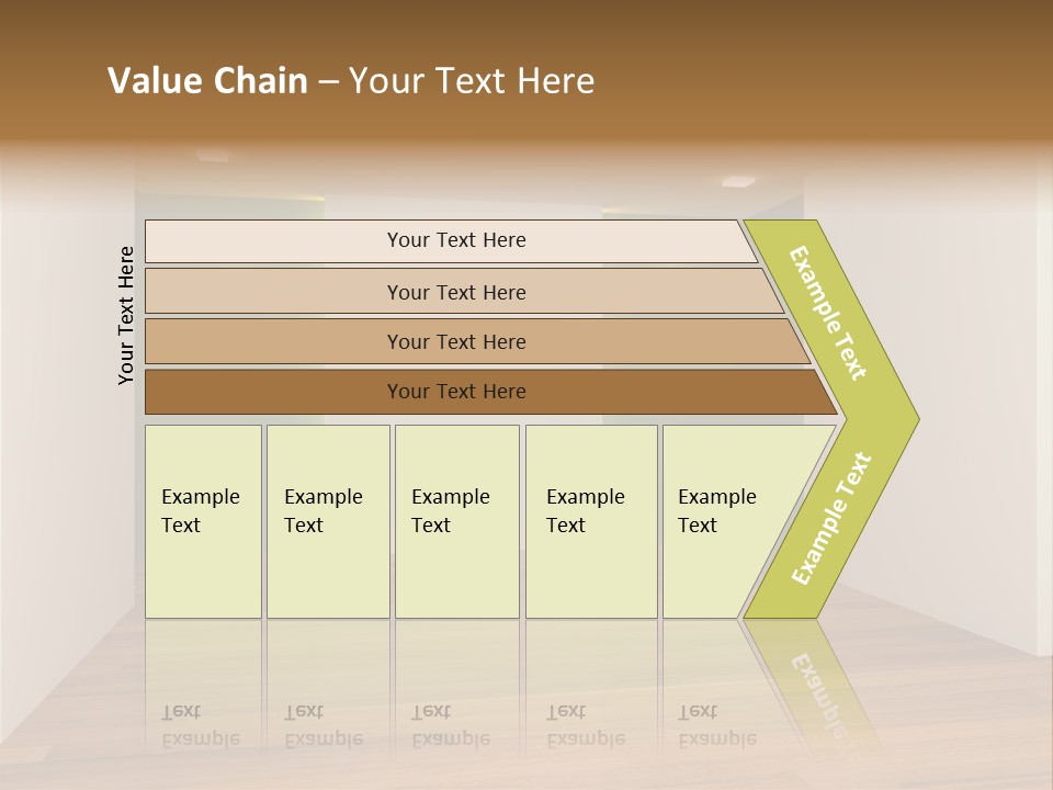 Clean Decorating Living PowerPoint Template