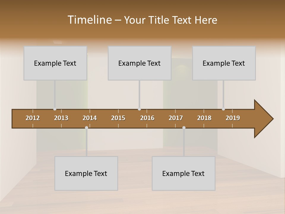Clean Decorating Living PowerPoint Template