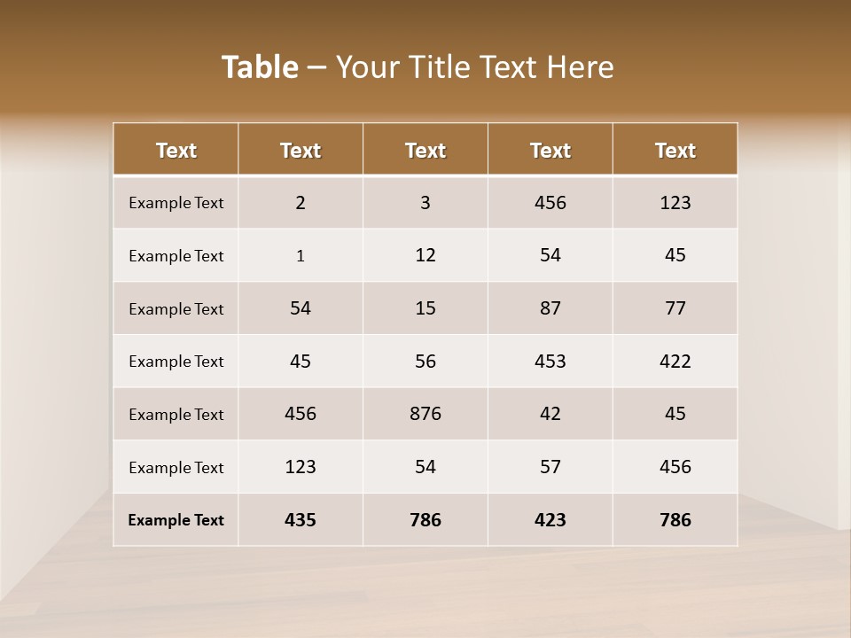 Clean Decorating Living PowerPoint Template