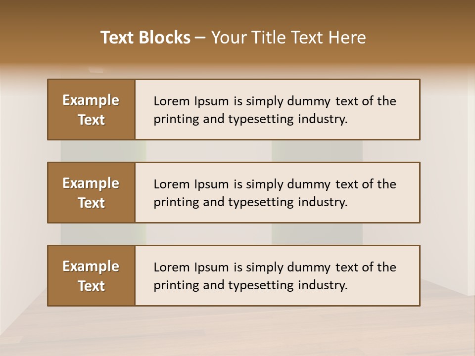 Clean Decorating Living PowerPoint Template