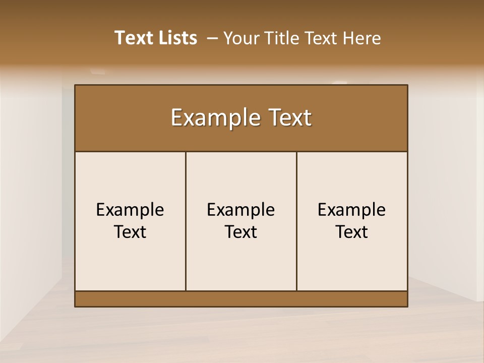Clean Decorating Living PowerPoint Template