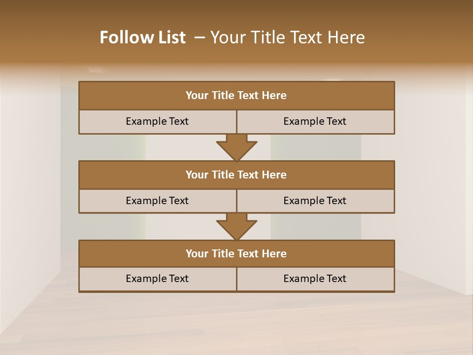 Clean Decorating Living PowerPoint Template