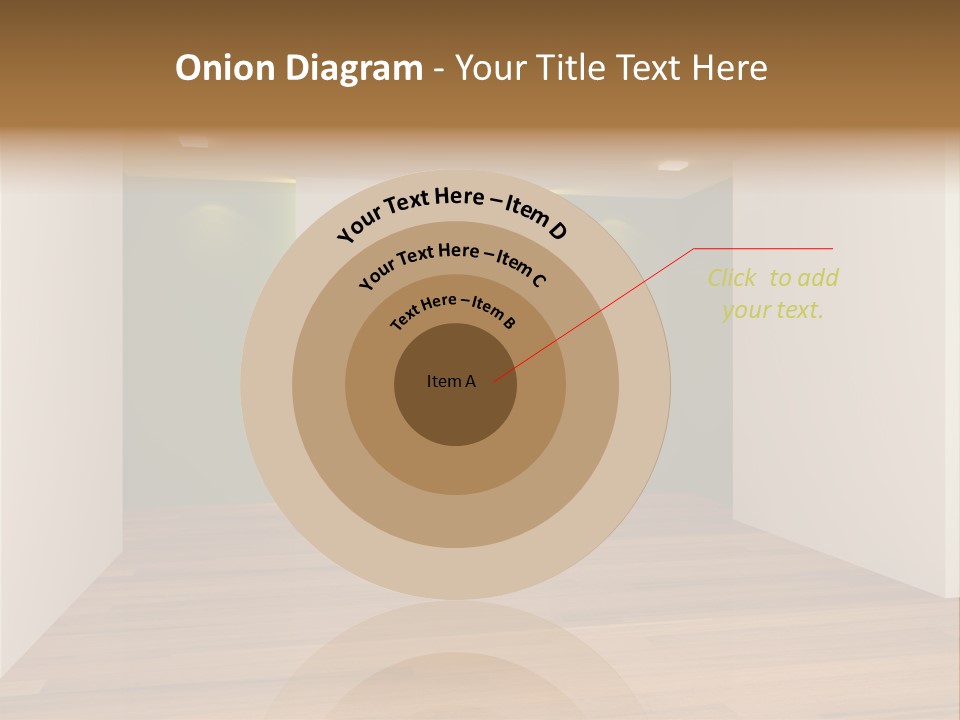 Clean Decorating Living PowerPoint Template