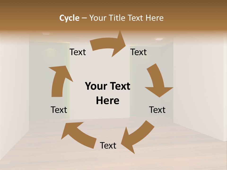Clean Decorating Living PowerPoint Template