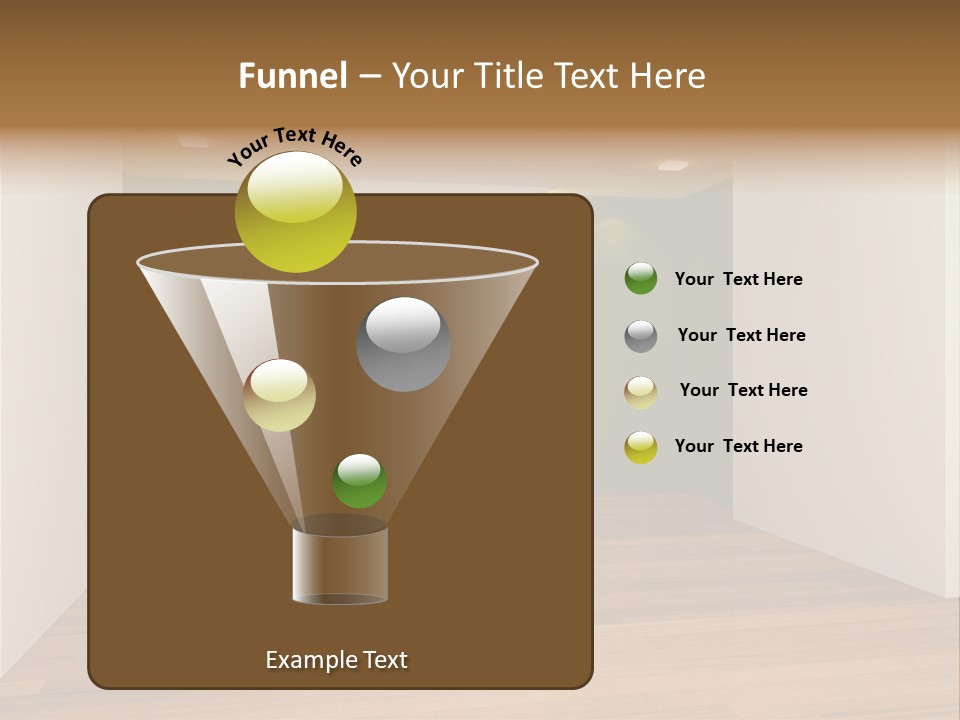 Clean Decorating Living PowerPoint Template