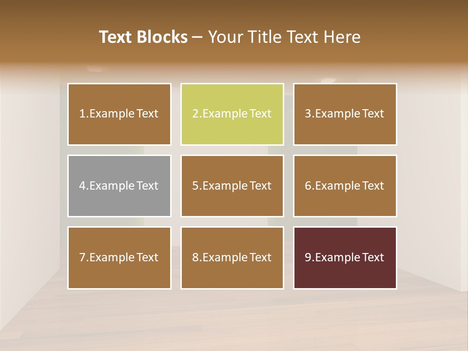 Clean Decorating Living PowerPoint Template