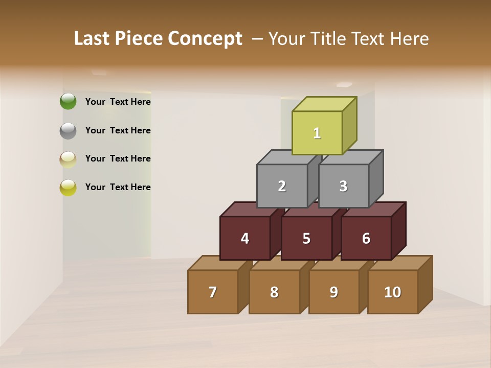 Clean Decorating Living PowerPoint Template
