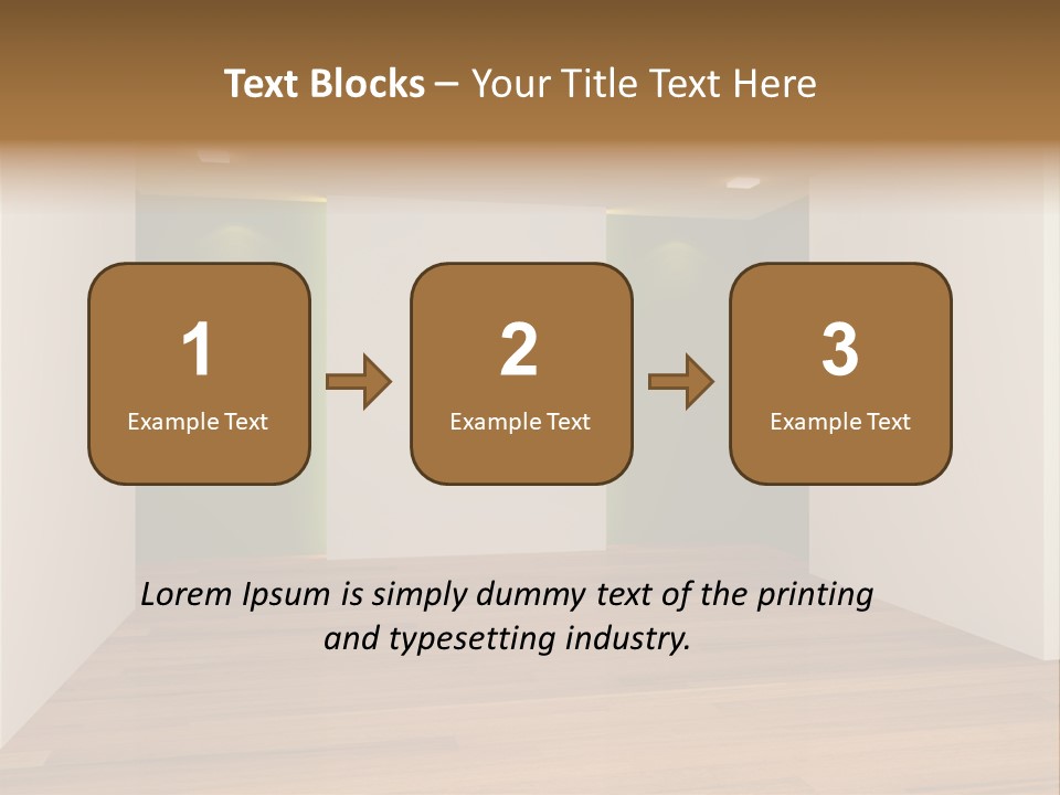 Clean Decorating Living PowerPoint Template
