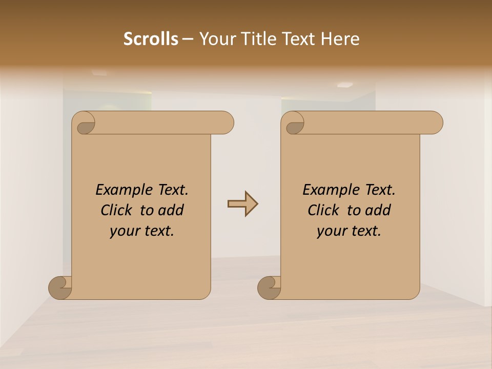 Clean Decorating Living PowerPoint Template