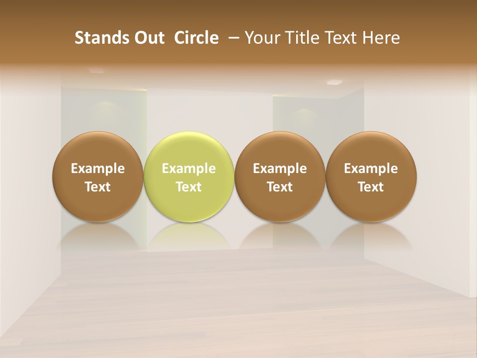 Clean Decorating Living PowerPoint Template