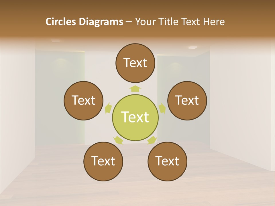 Clean Decorating Living PowerPoint Template