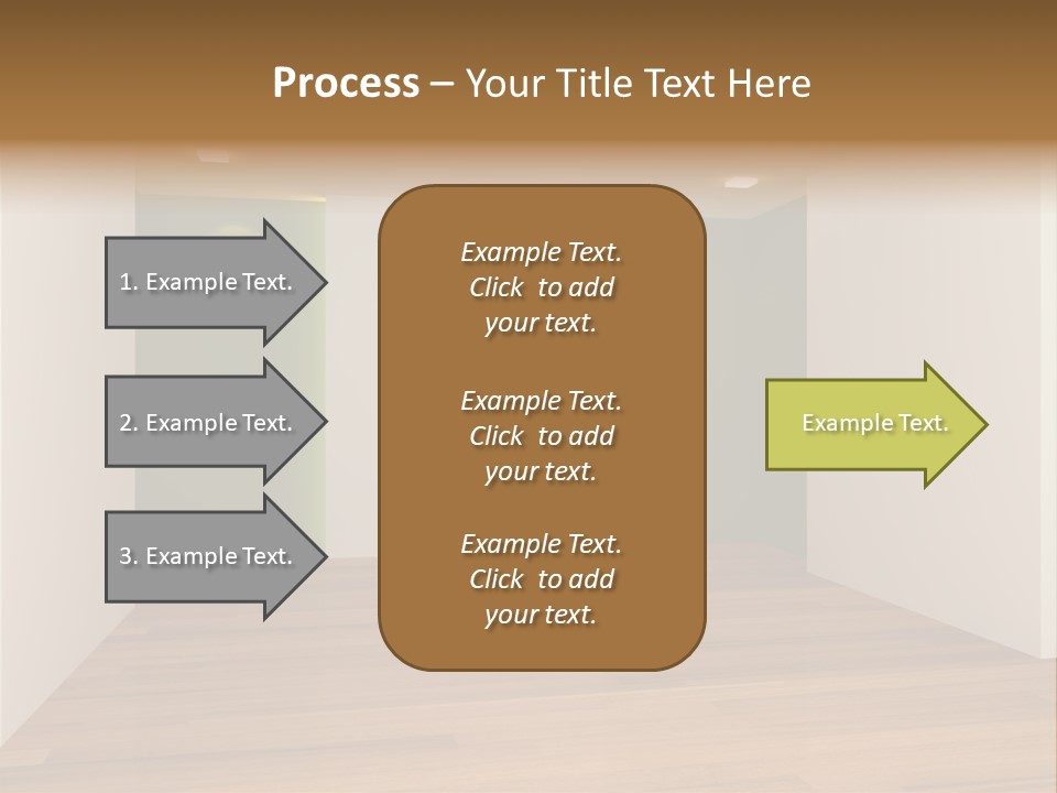 Clean Decorating Living PowerPoint Template