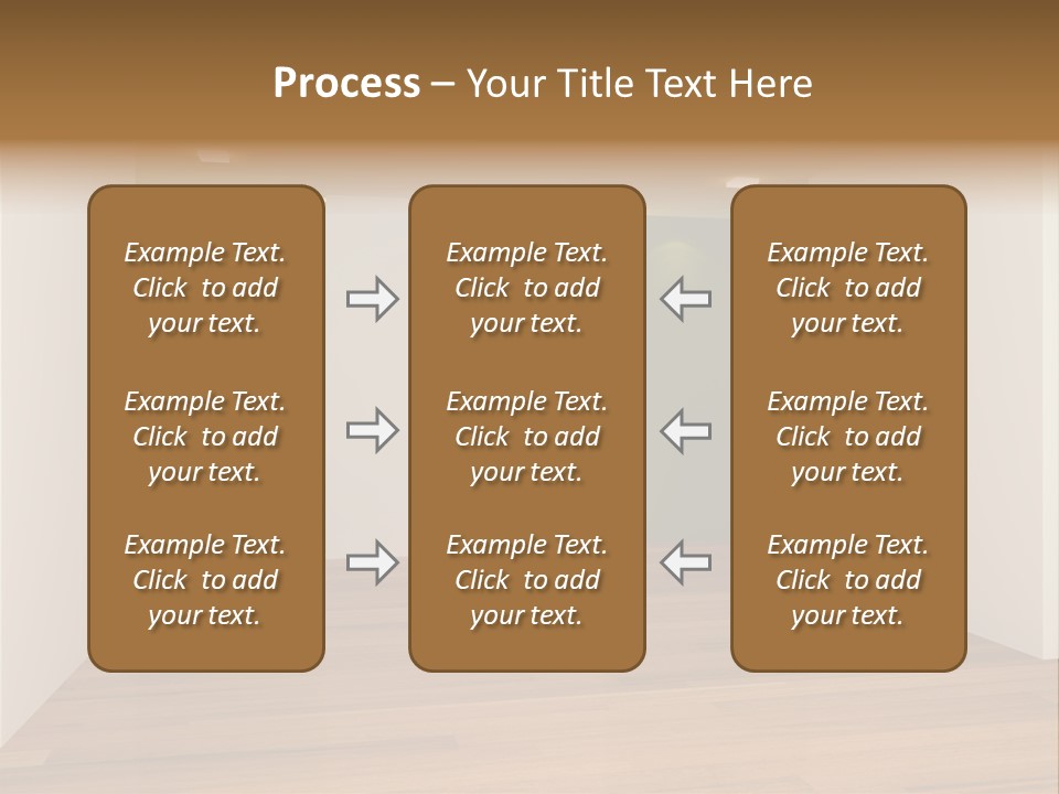 Clean Decorating Living PowerPoint Template