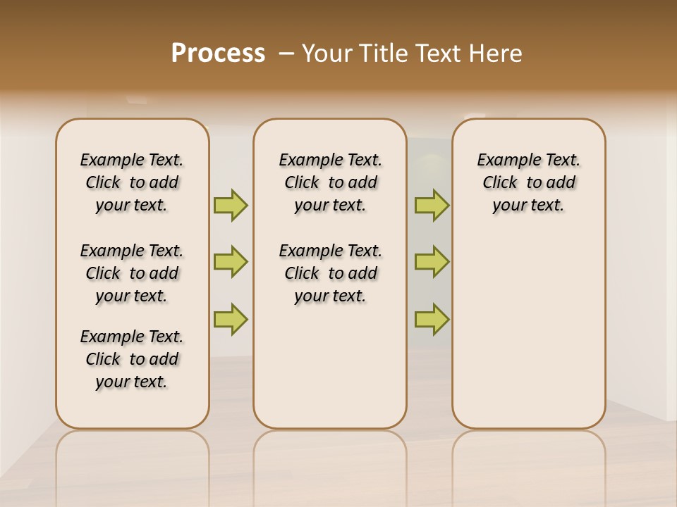 Clean Decorating Living PowerPoint Template