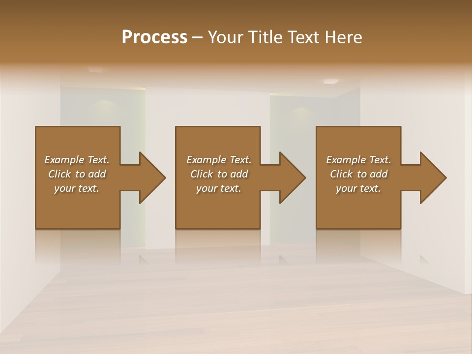 Clean Decorating Living PowerPoint Template