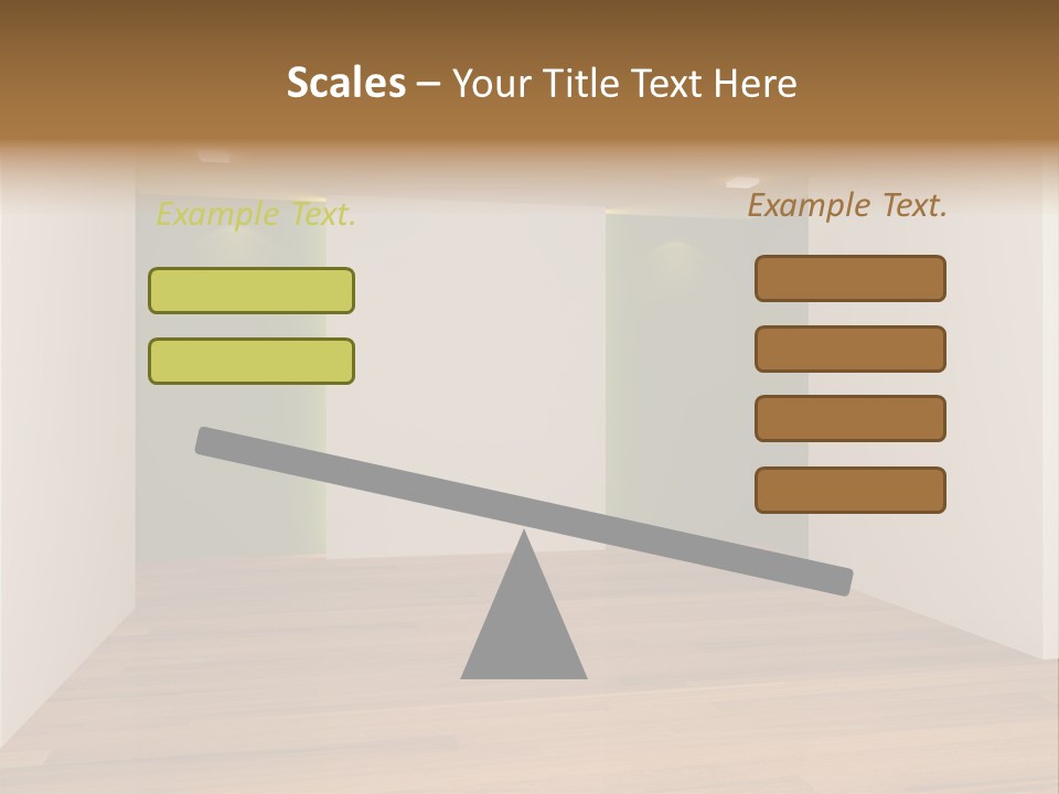 Clean Decorating Living PowerPoint Template