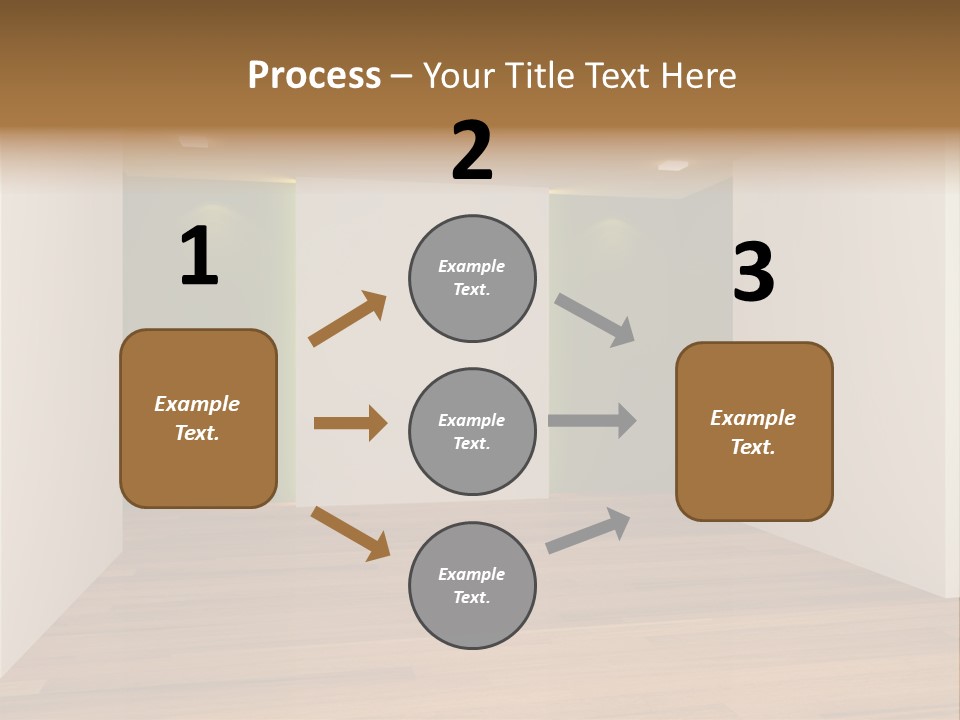 Clean Decorating Living PowerPoint Template