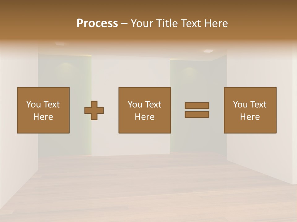 Clean Decorating Living PowerPoint Template