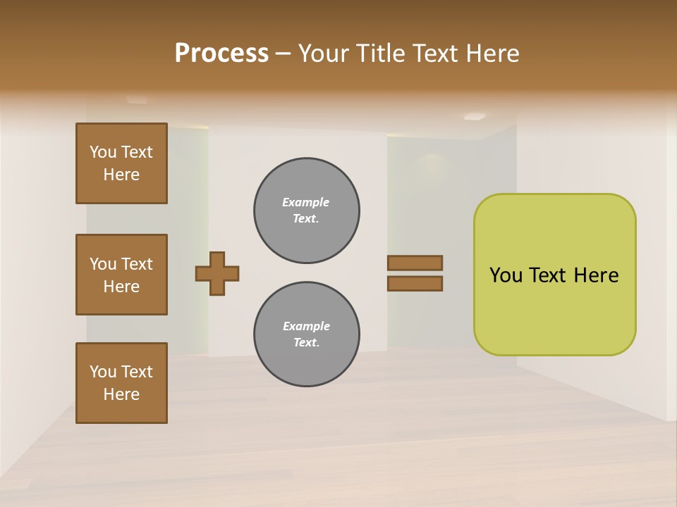 Clean Decorating Living PowerPoint Template