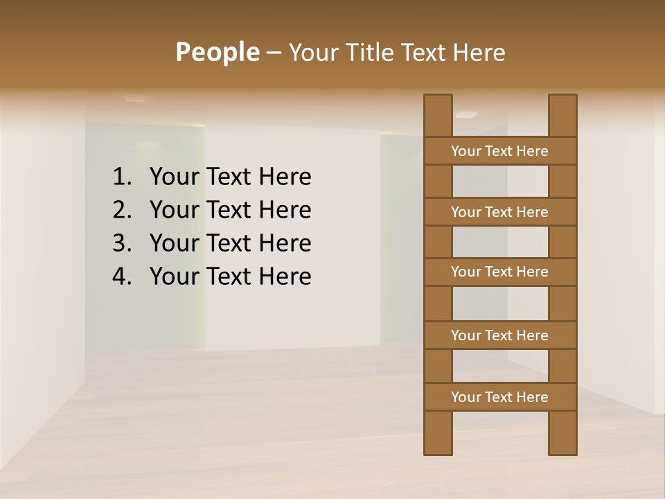 Clean Decorating Living PowerPoint Template