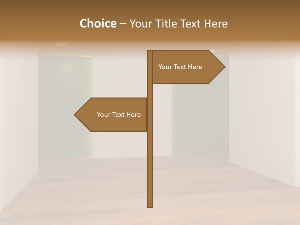 Clean Decorating Living PowerPoint Template