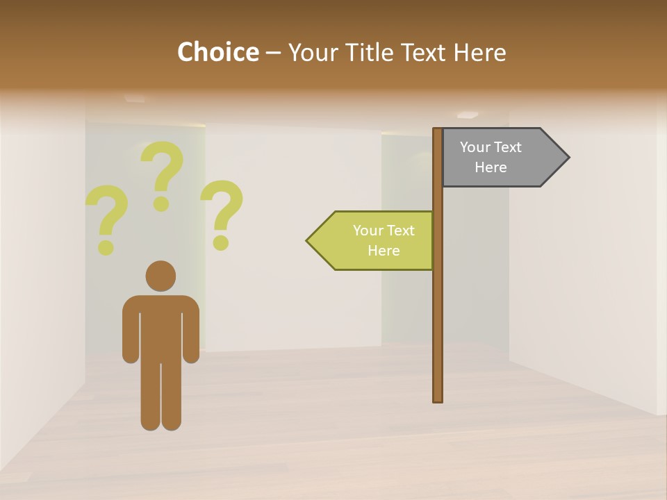 Clean Decorating Living PowerPoint Template