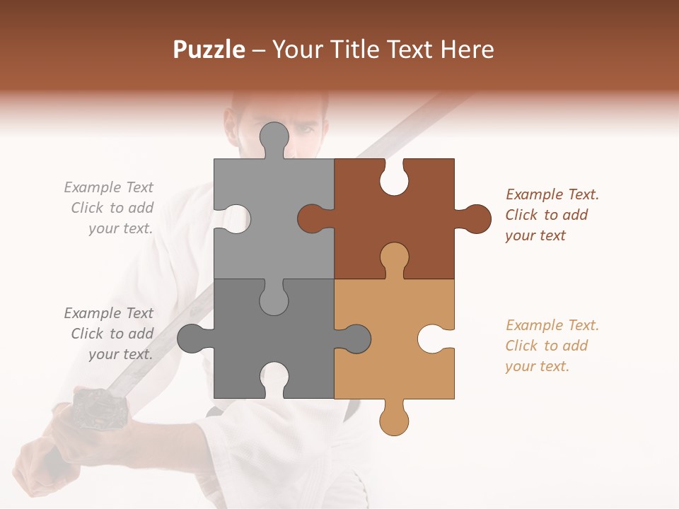Exercise Sword Honor PowerPoint Template