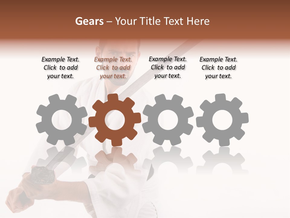 Exercise Sword Honor PowerPoint Template