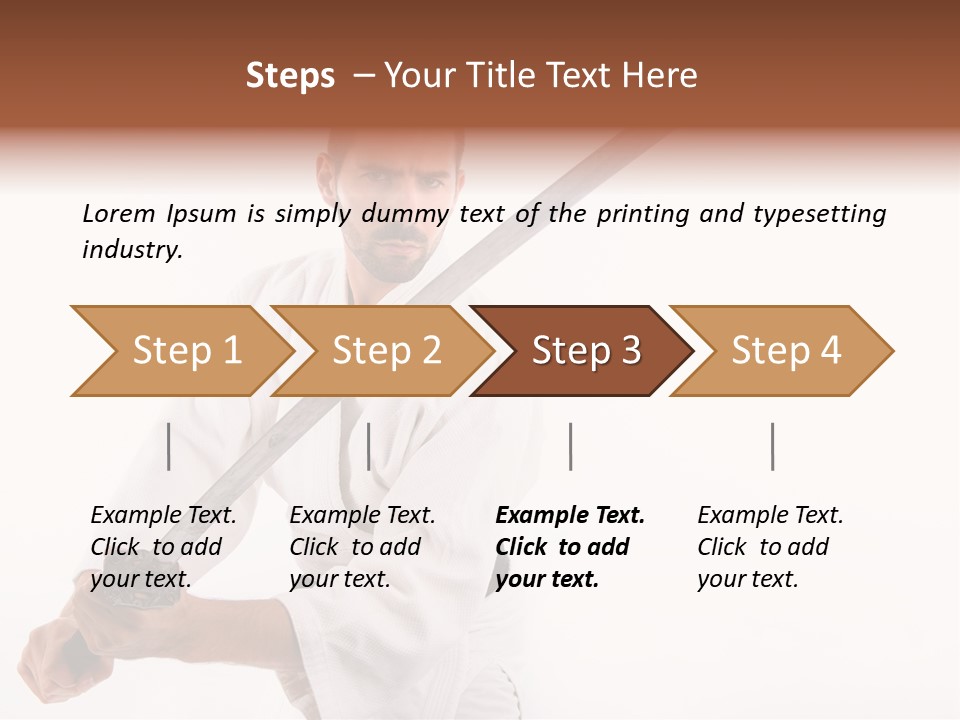 Exercise Sword Honor PowerPoint Template