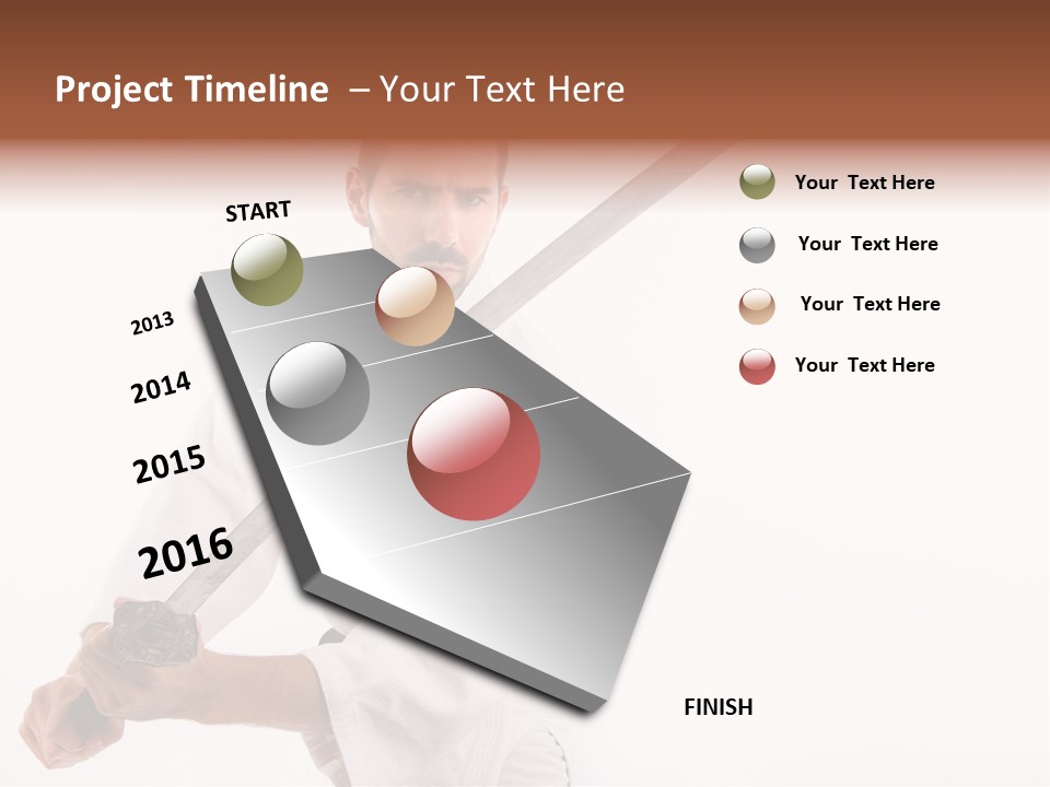 Exercise Sword Honor PowerPoint Template