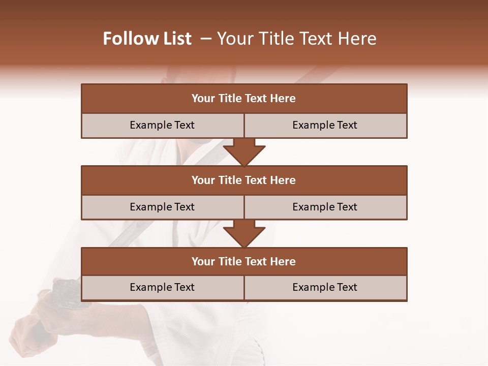 Exercise Sword Honor PowerPoint Template