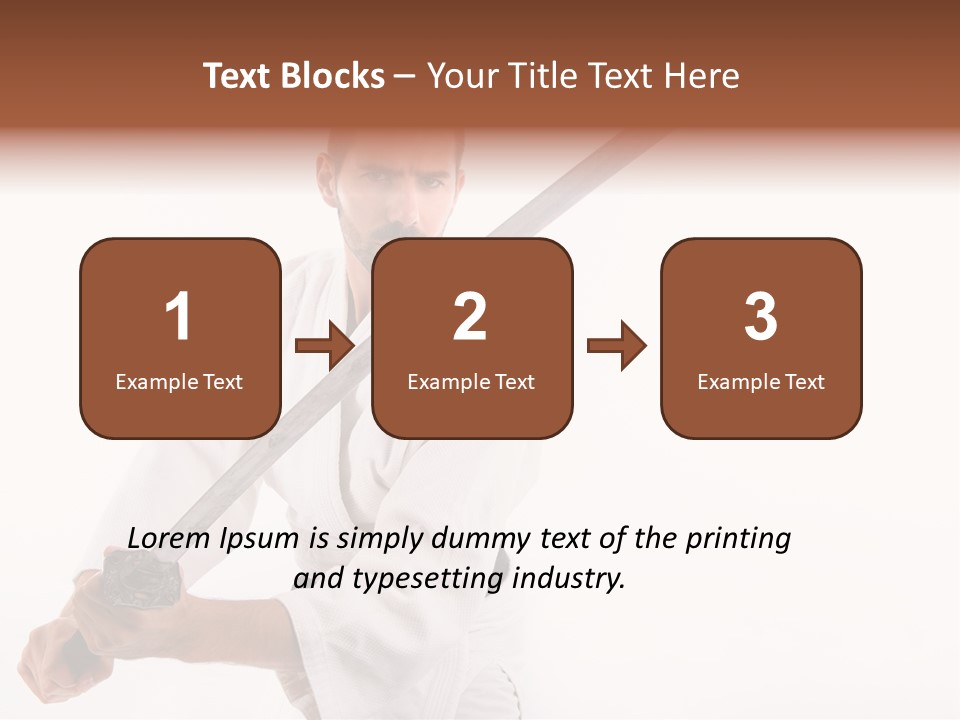 Exercise Sword Honor PowerPoint Template