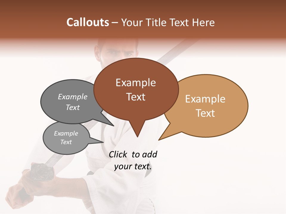 Exercise Sword Honor PowerPoint Template