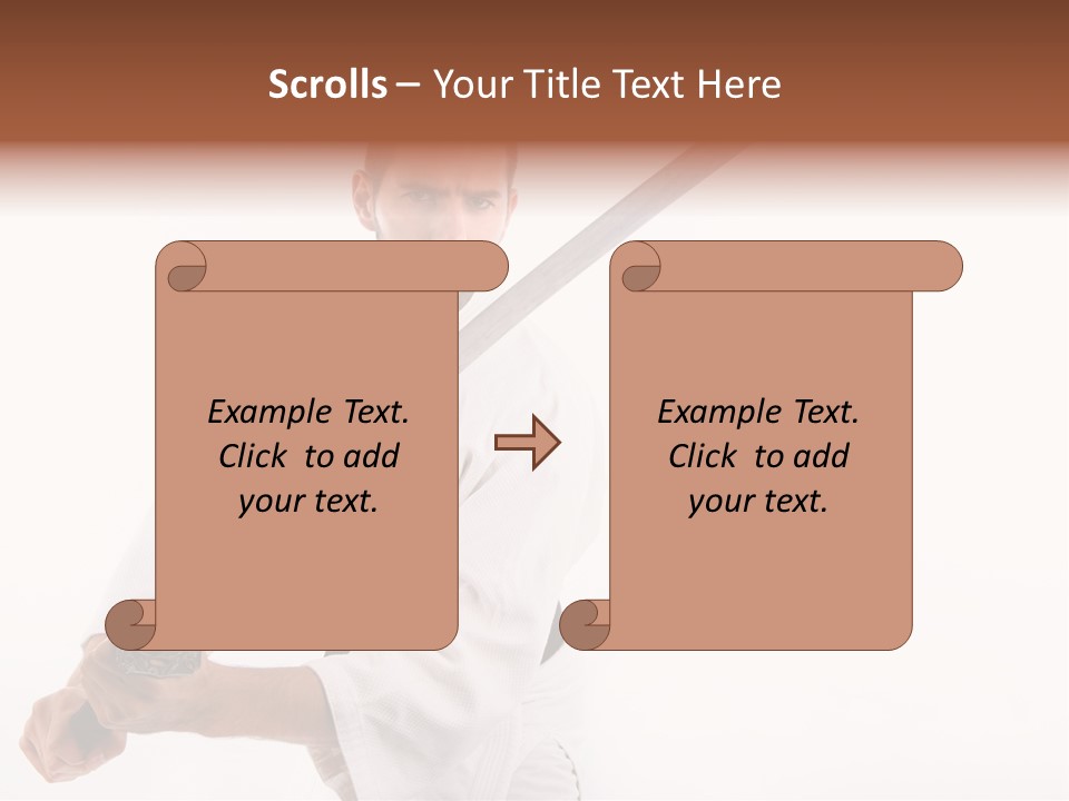 Exercise Sword Honor PowerPoint Template