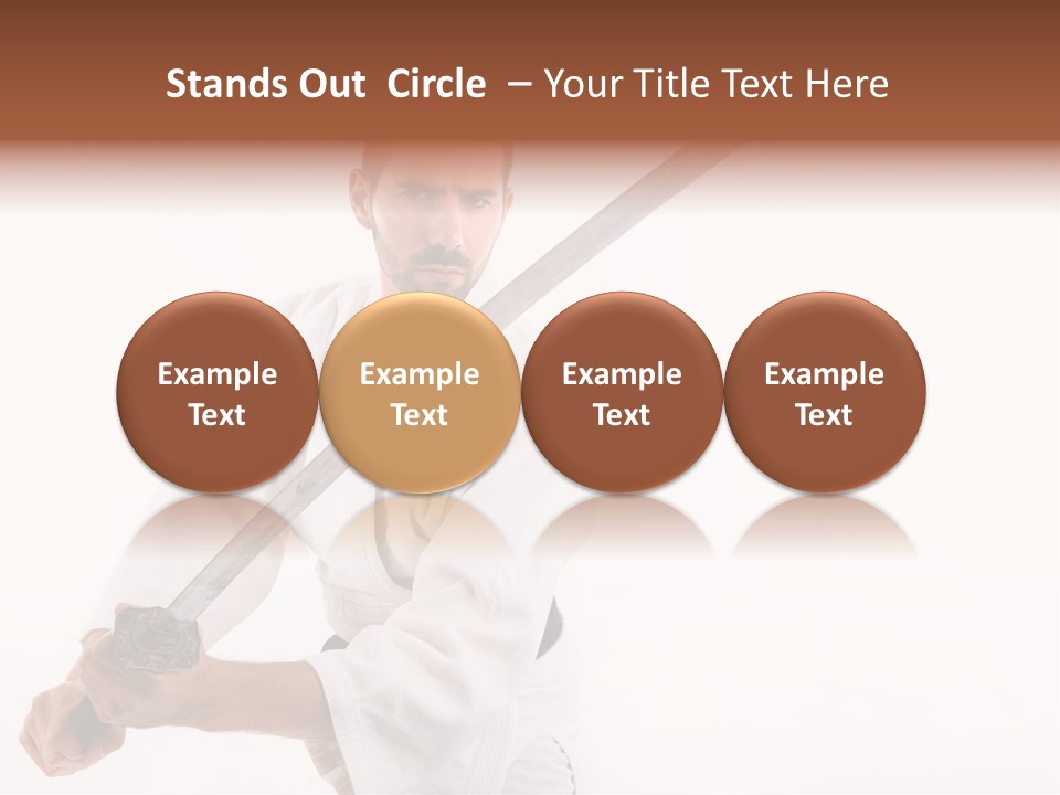 Exercise Sword Honor PowerPoint Template