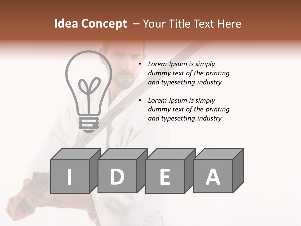 Exercise Sword Honor PowerPoint Template