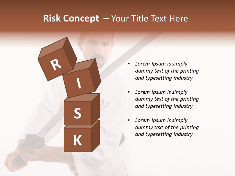 Exercise Sword Honor PowerPoint Template