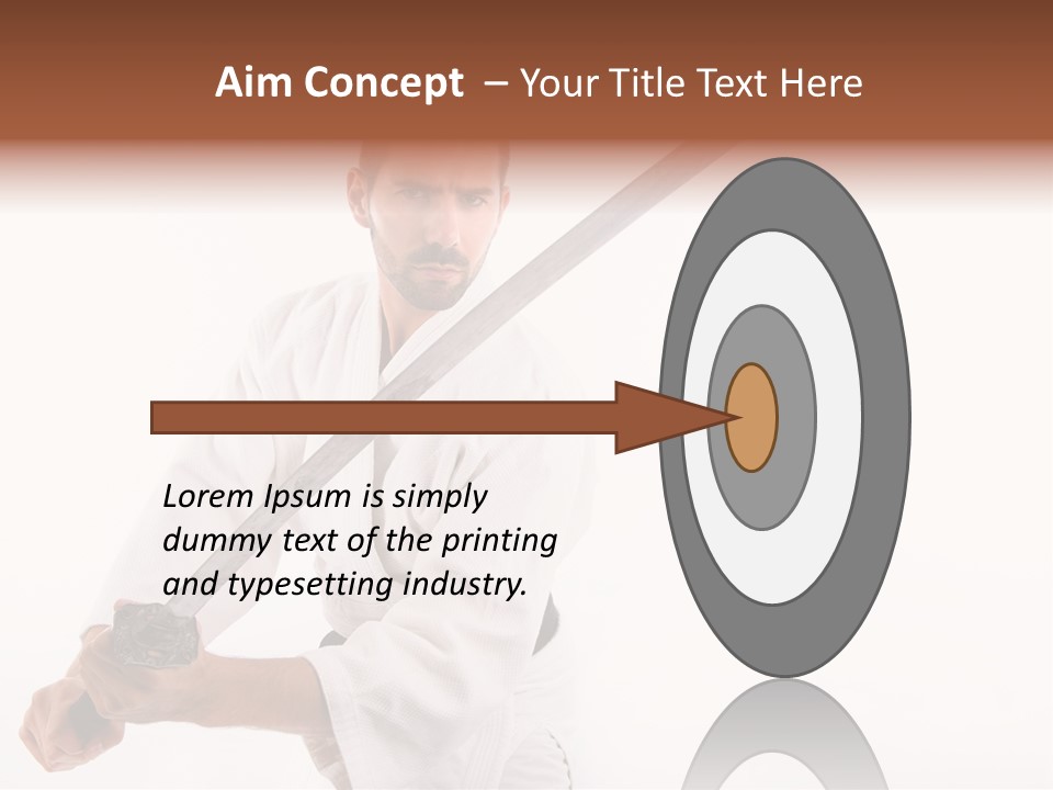 Exercise Sword Honor PowerPoint Template